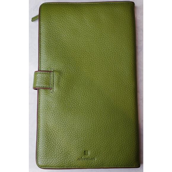 Red Envelope Jewelry Travel Case Clutch Pouch Organizer Leather (?) in Green - Picture 2 of 10